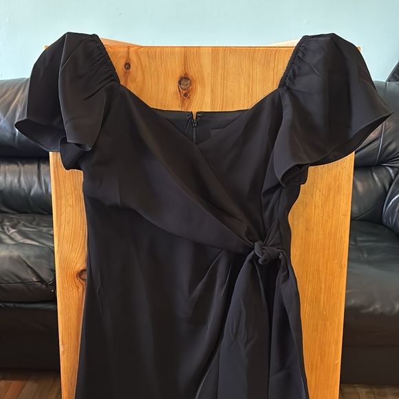 DKNY Black Wrap Dress - Picture 6 of 11